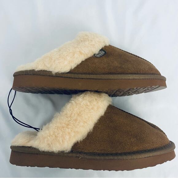 NWOT Pawz by Bearpaw Mackenzie Suede Scuff Slipper Size 6-6.5 - Picture 6 of 10